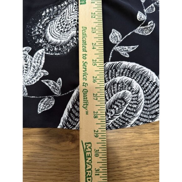 Rose+Olive Floral Paisley Long Sleeve Flowing Blouse Ruffle Sleeves Size 2X Boho - Picture 4 of 11